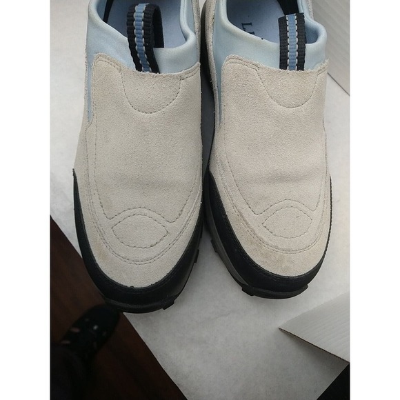 L.L. Bean Slip On Blue Grey Suede Slip On Athletic Shoes. Size 9.5M - Picture 11 of 11
